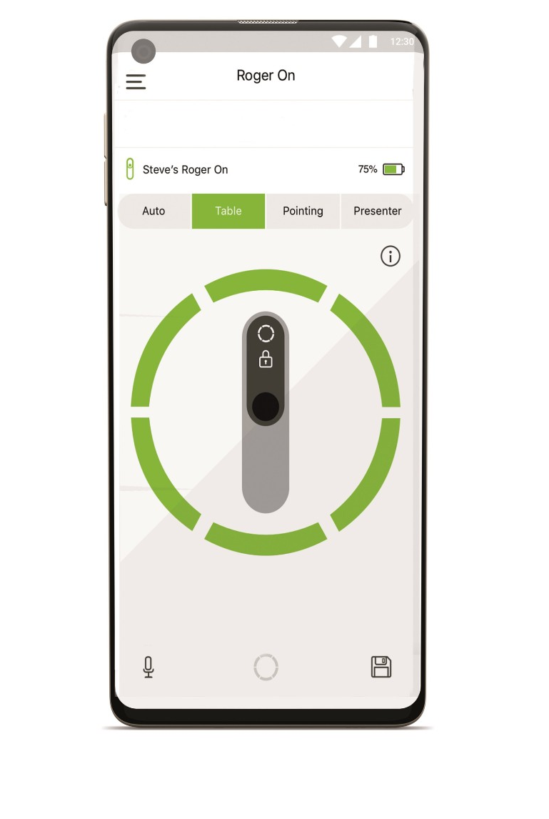 Phonak Roger On Mic App on Phone